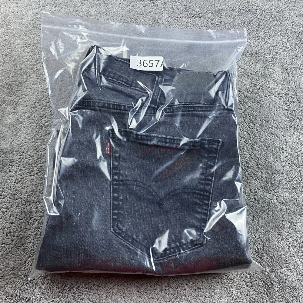 Levis Athletic Taper Jeans Mens‎ 38x29 Gray High Rise